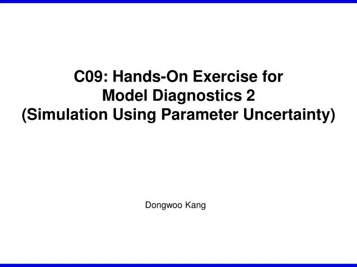 c09 hands on exercise for model diagnostics 2 simulation using parameter uncertainty