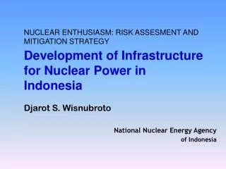 NUCLEAR ENTHUSIASM: RISK ASSESMENT AND MITIGATION STRATEGY