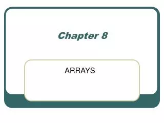 Chapter 8