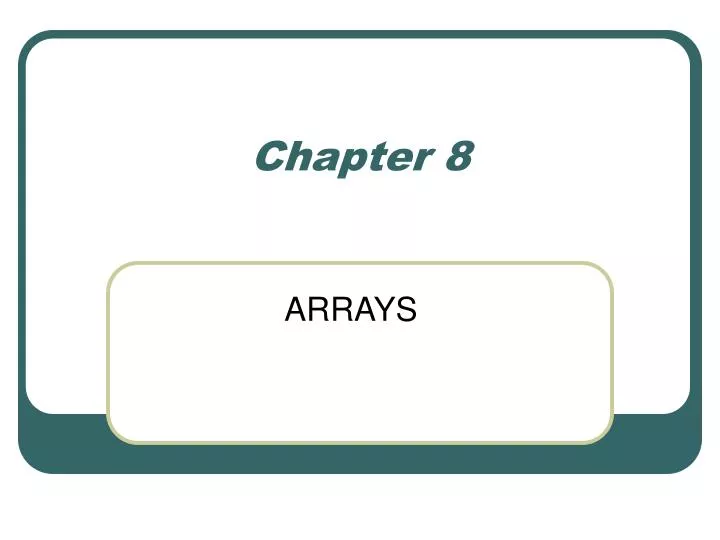 chapter 8