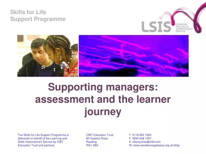 supporting managers assessment and the learner journey