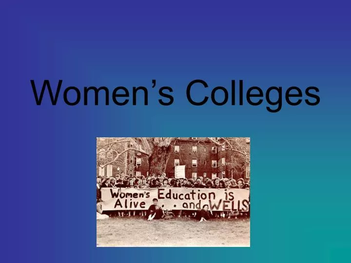 women s colleges