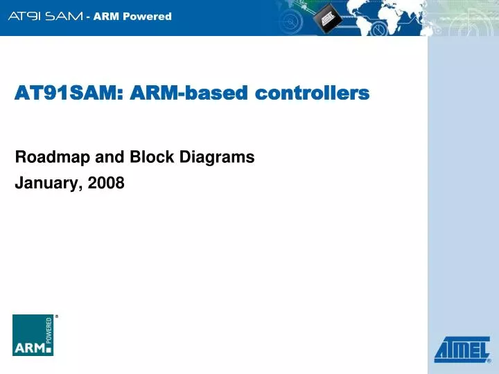 at91sam arm based controllers