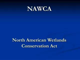 NAWCA