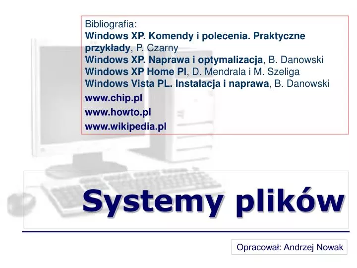 systemy plik w