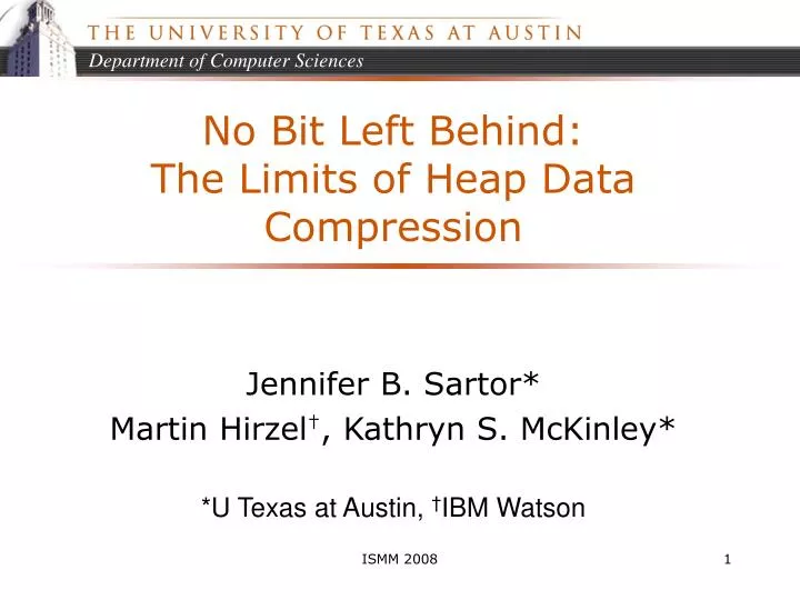 no bit left behind the limits of heap data compression