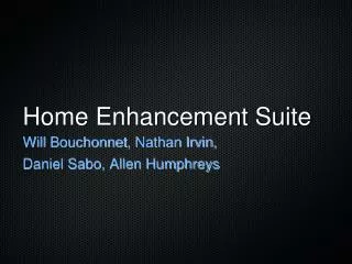 Home Enhancement Suite