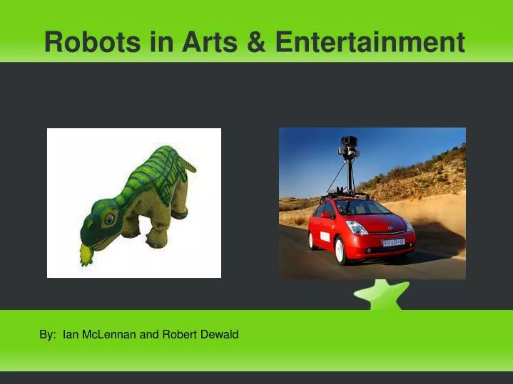 robots in arts entertainment