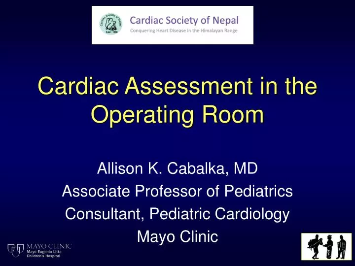 cardiac assessment in the operating room