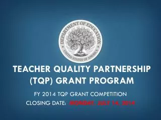 Teacher Quality Partnership (TQP) Grant Program