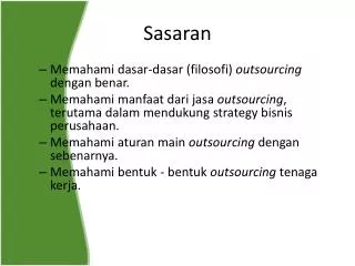 sasaran