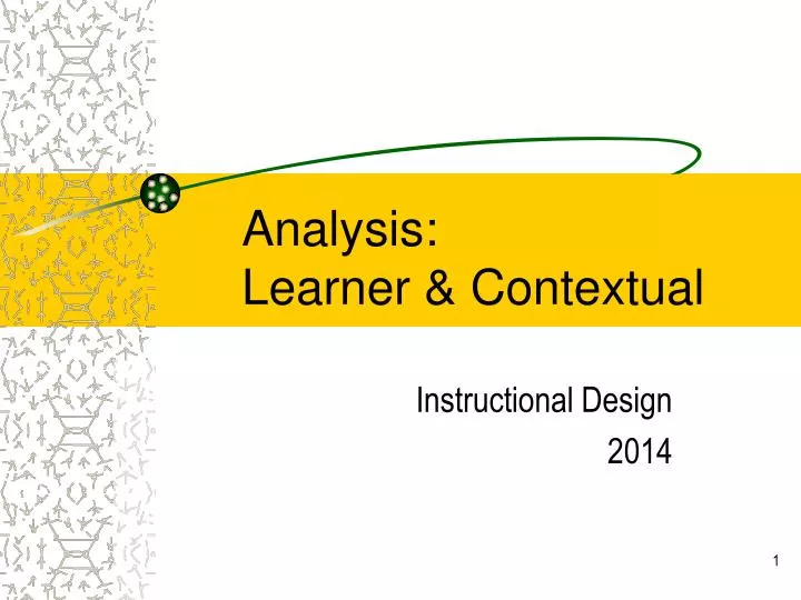 analysis learner contextual