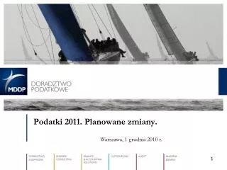 podatki 2011 planowane zmiany