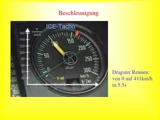 beschleunigung