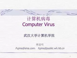 computer virus