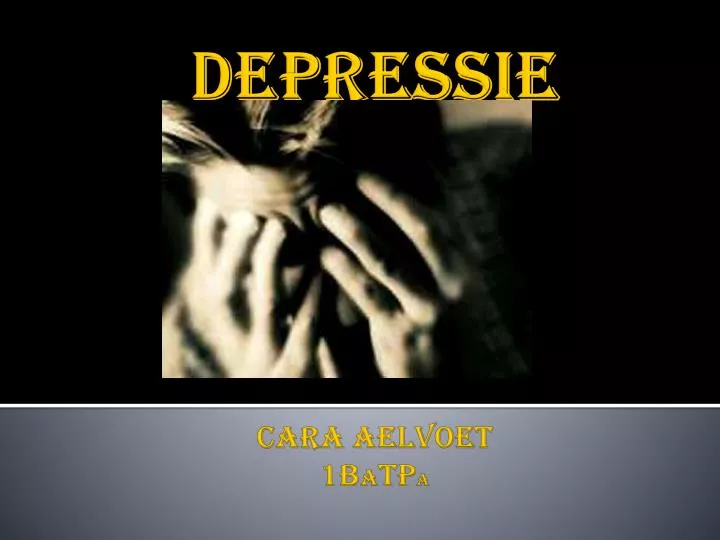 depressie cara aelvoet 1b a tp a