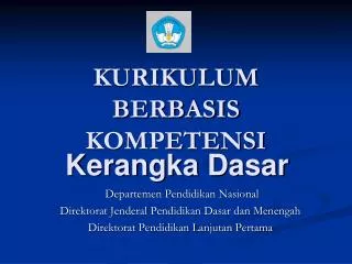 kurikulum berbasis kompetensi