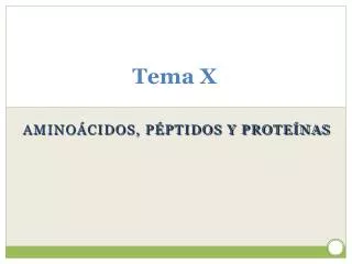 tema x