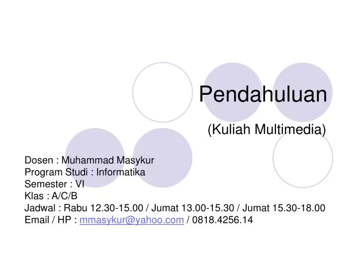 pendahuluan