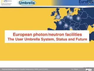 European photon/neutron facilities The User Umbrella System, Status and Future