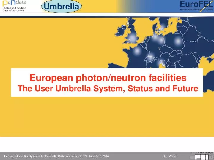 european photon neutron facilities the user umbrella system status and future