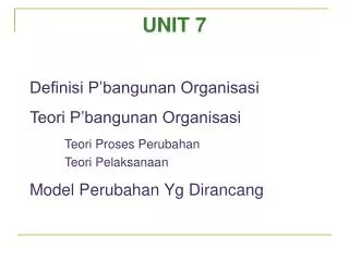 unit 7