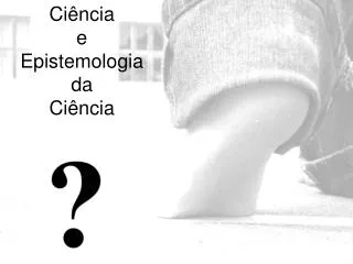 ci ncia e epistemologia da ci ncia