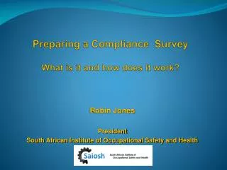 Preparing a Compliance Survey What is it and how does it work?