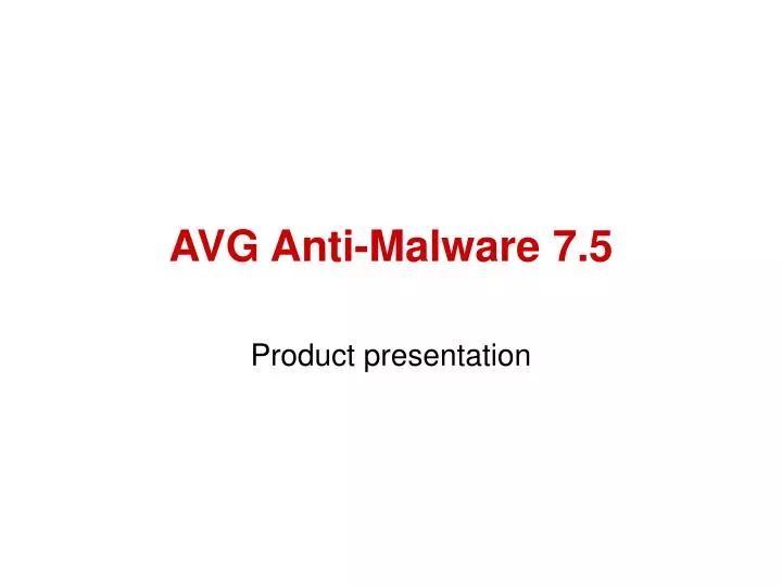 avg anti malware 7 5