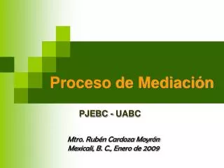 proceso de mediaci n