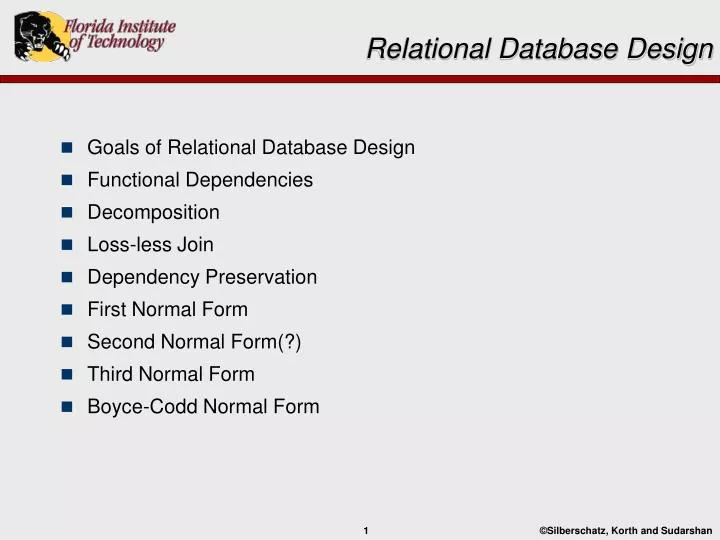 relational database design