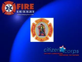 Citizens Helping Fire &amp; EMS