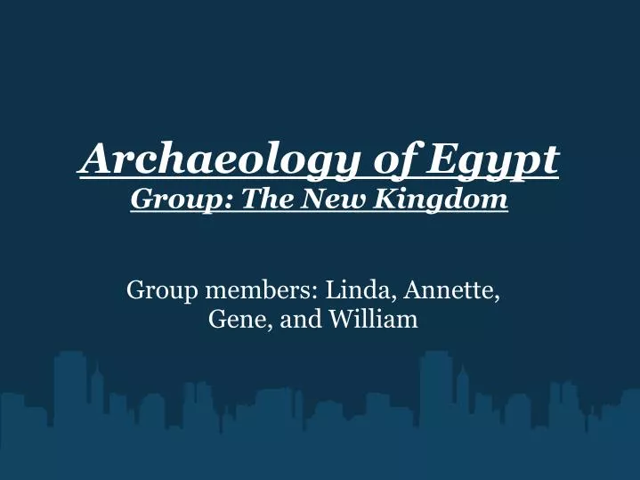 archaeology of egypt group the new kingdom