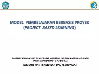 model pembelajaran berbasis proyek project based learning