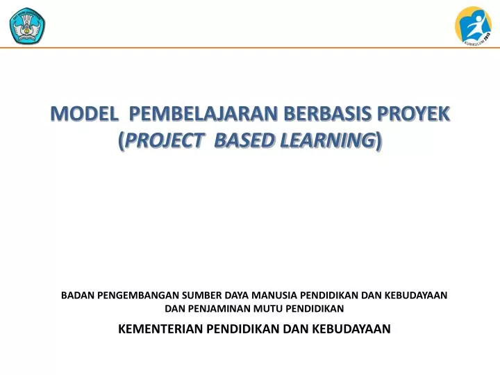 model pembelajaran berbasis proyek project based learning