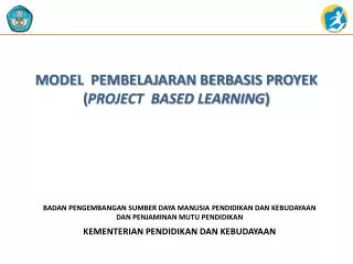 model pembelajaran berbasis proyek project based learning