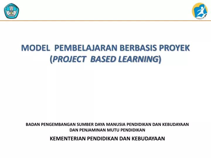 model pembelajaran berbasis proyek project based learning
