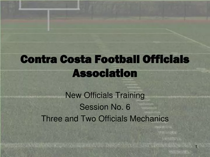 contra costa football officials association