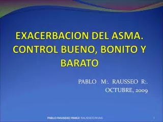 pablo m rausseo r octubre 2009