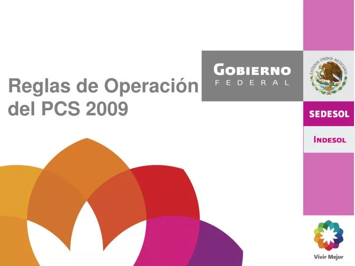 reglas de operaci n del pcs 2009