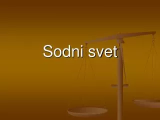 sodni svet