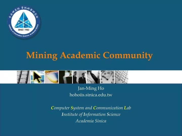 mining academic community