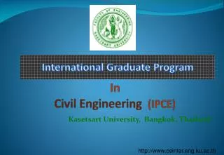 In Civil Engineering (IPCE)