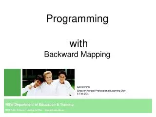 Programming with Backward Mapping