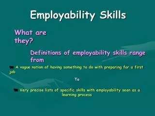 Employability Skills