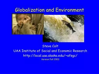 Globalization and Environment