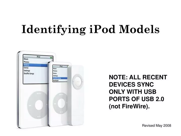 identifying ipod models