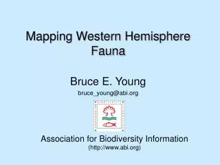 Mapping Western Hemisphere Fauna
