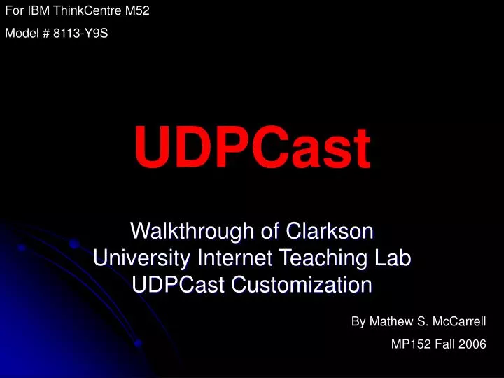 udpcast