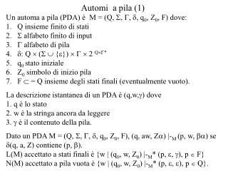 automi a pila 1